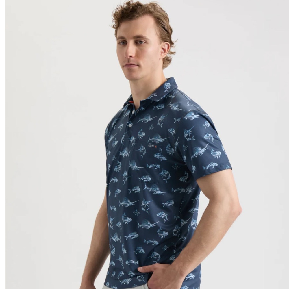 Salt Life SLX performance short sleeve button down polo shirt XL - Picture 4 of 6